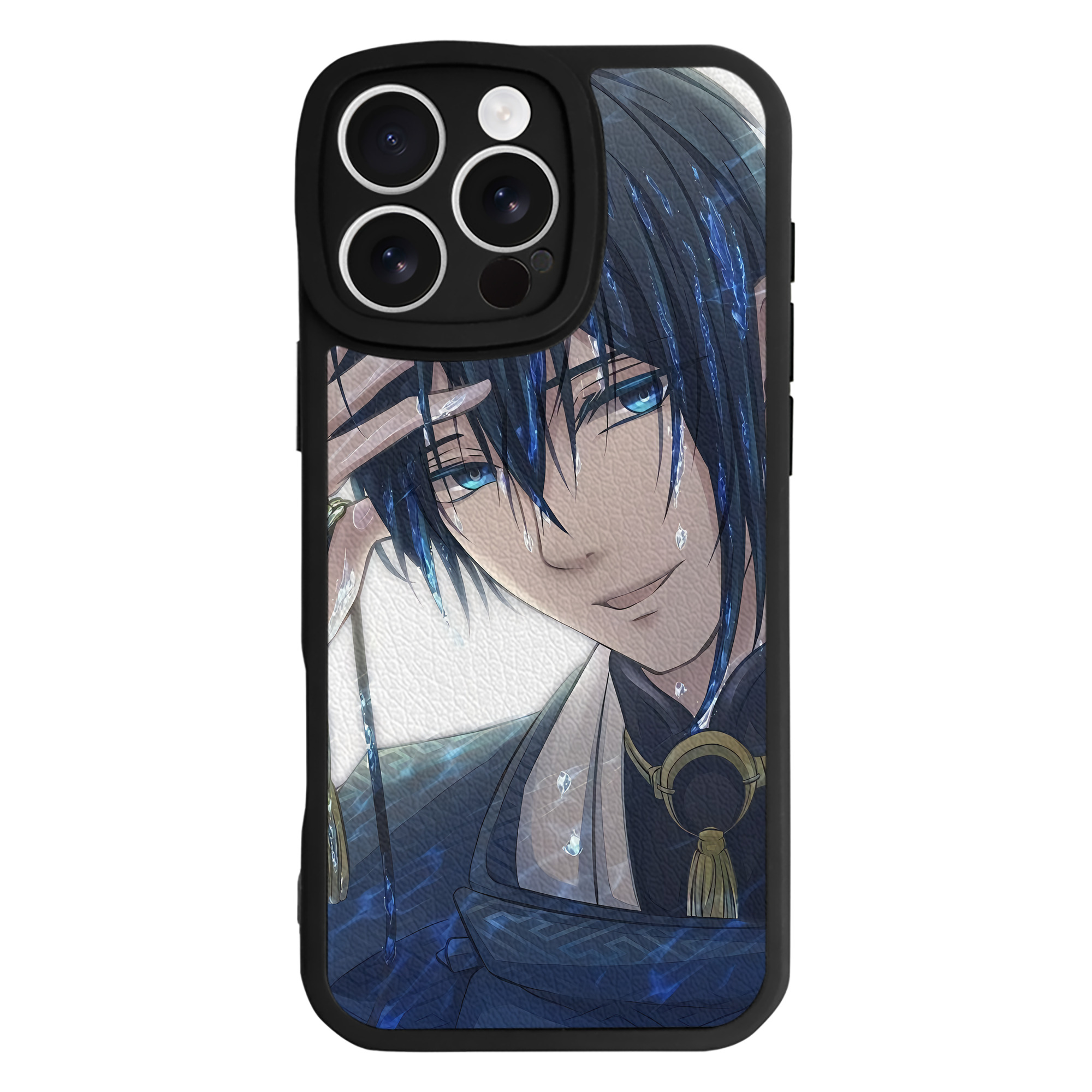（画像用） 刀剣乱舞 Touken Ranbu 【iPhone 16シリーズ対応】シリコンスマホケース（レザー調） 材質：シリコン